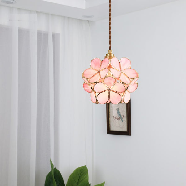 LED flower pendant lamp