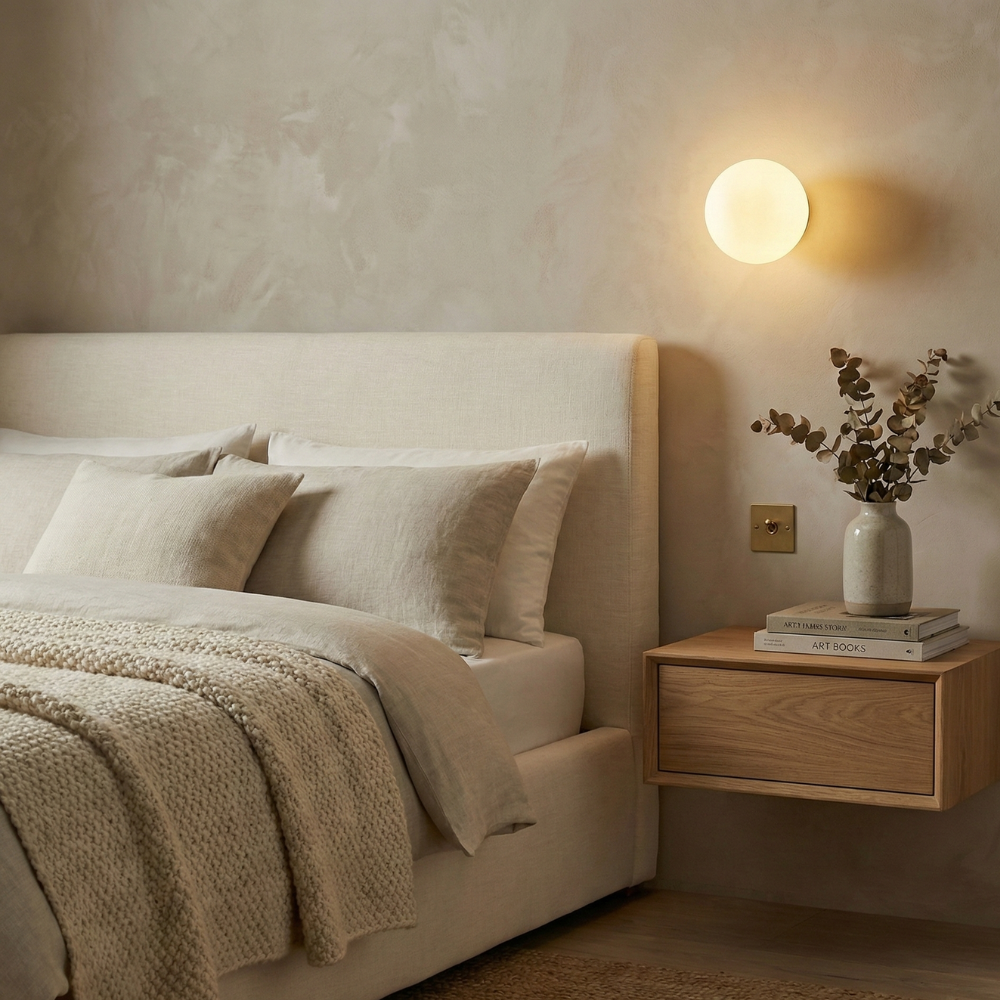 Nowoczesna szklana kinkietowa lampa ścienna minimalistyczna 5