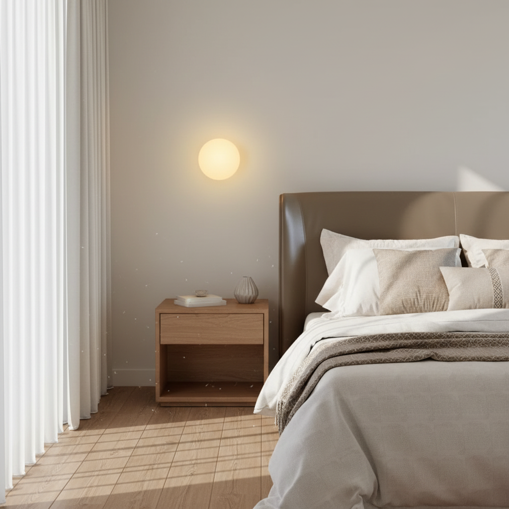 Nowoczesna szklana kinkietowa lampa ścienna minimalistyczna 6