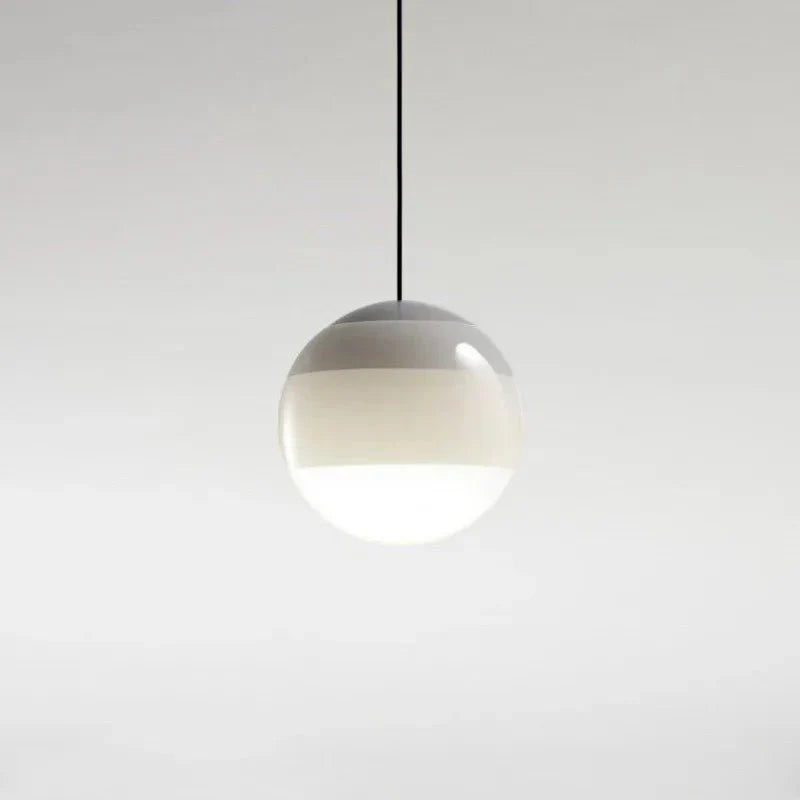 Glazen hanglamp met verloopkleur