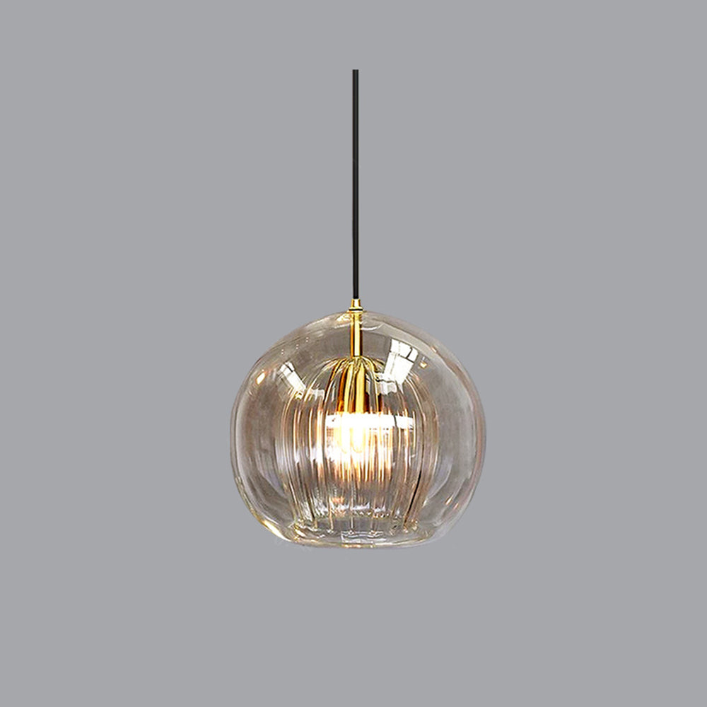 Elegancki Szklana lampa wisząca kula