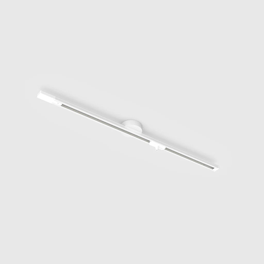 Verstelbare plafondrailhouder voor hanglamp