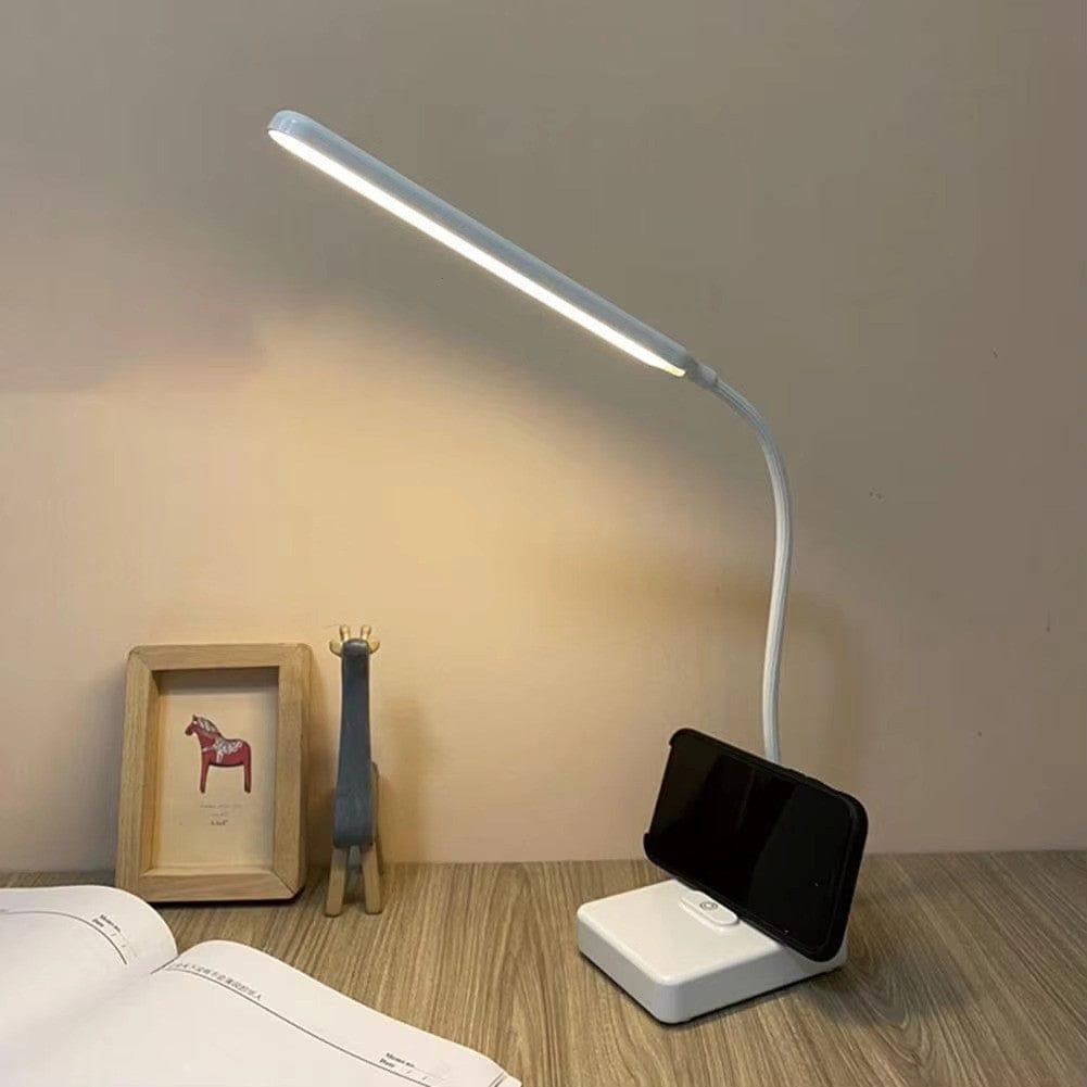 Biurkowe oświetlenie LED z regulowanym ramieniem i ładowaniem USB