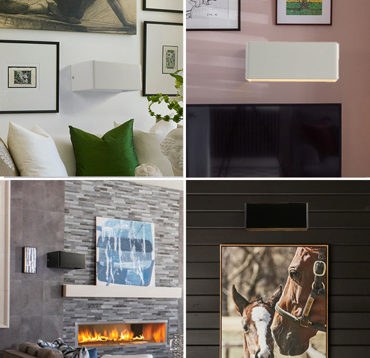 Moderne Cube wandlamp