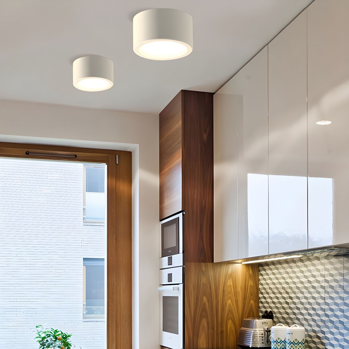 Moderne cilindervormige LED-plafondlamp