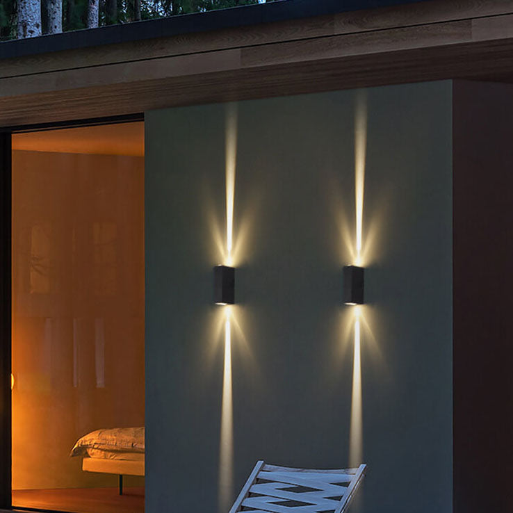 Moderne LED-gevelverlichting voor terras en tuin