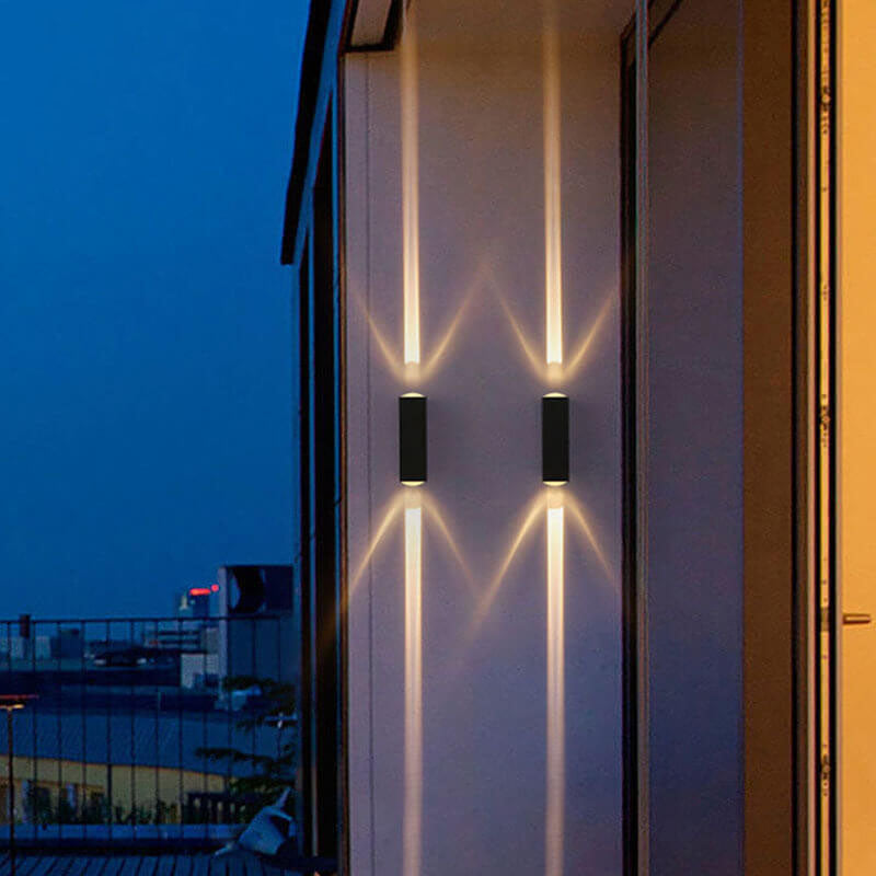 Moderne LED-gevelverlichting voor terras en tuin