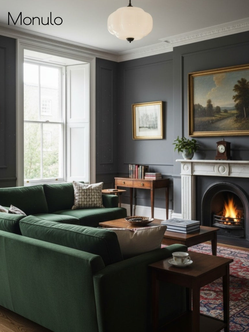 Klasyczna lampa wisząca w kształcie dyni szklana półpłaska