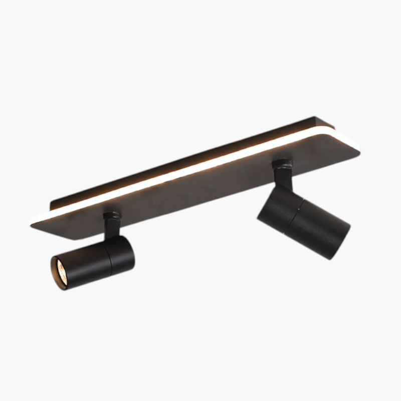 Nowoczesne wielopunktowe regulowane oświetlenie sufitowe