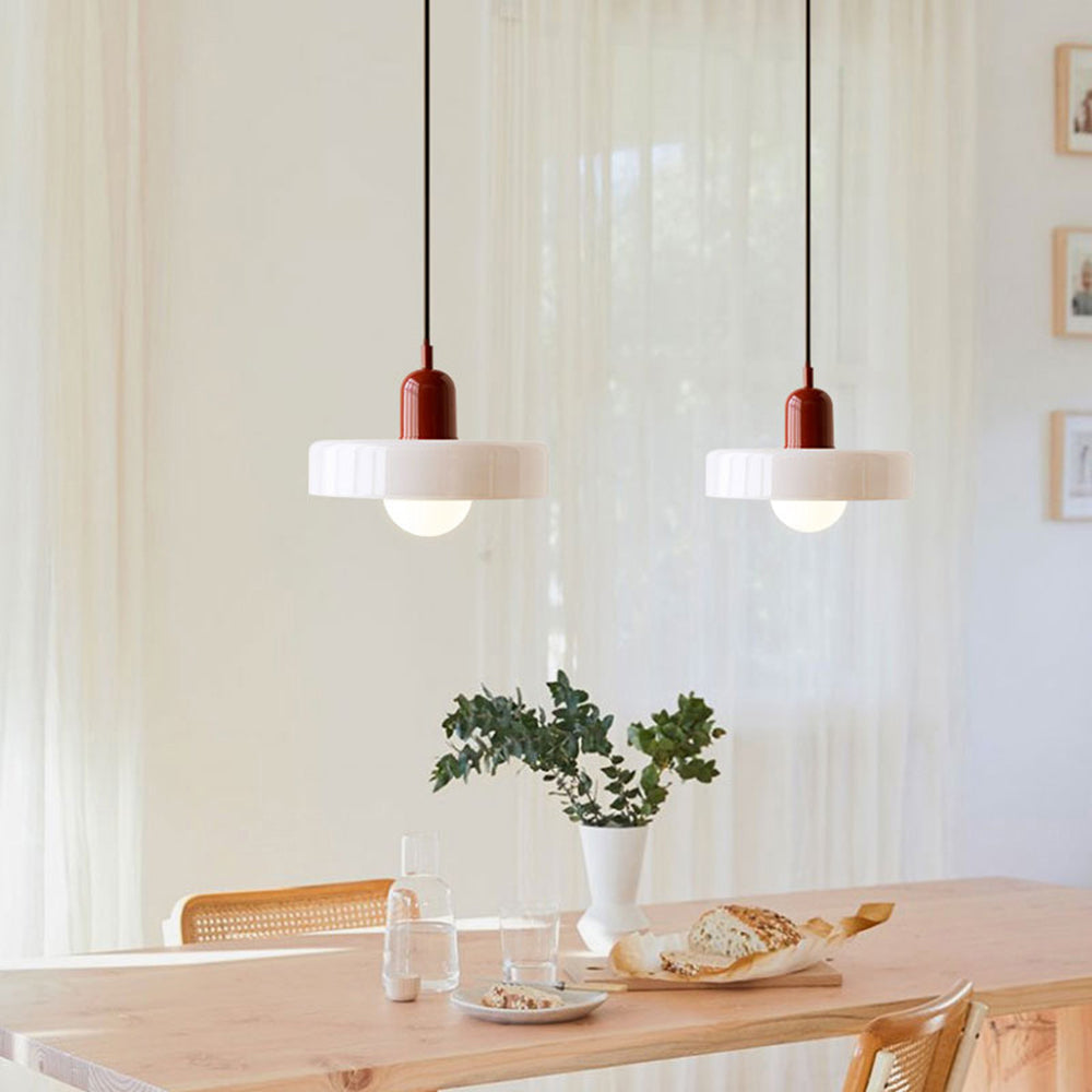 Colorful Modern-Style Glass Pendant Ceiling Light