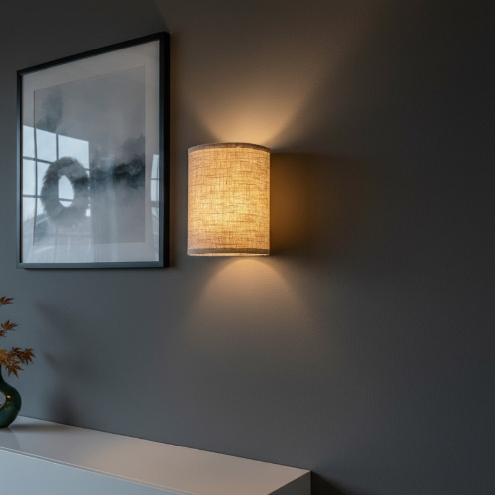 Darmowe Minimalistyczne Kinkiety Ścienne z Materiału