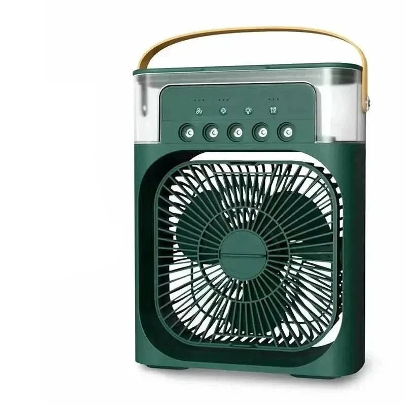 Portable mini humidifier with 2-in-1 fan – desktop cooling