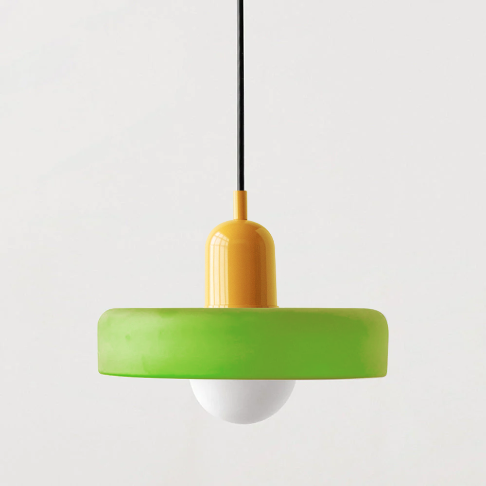 Colorful Modern-Style Glass Pendant Ceiling Light