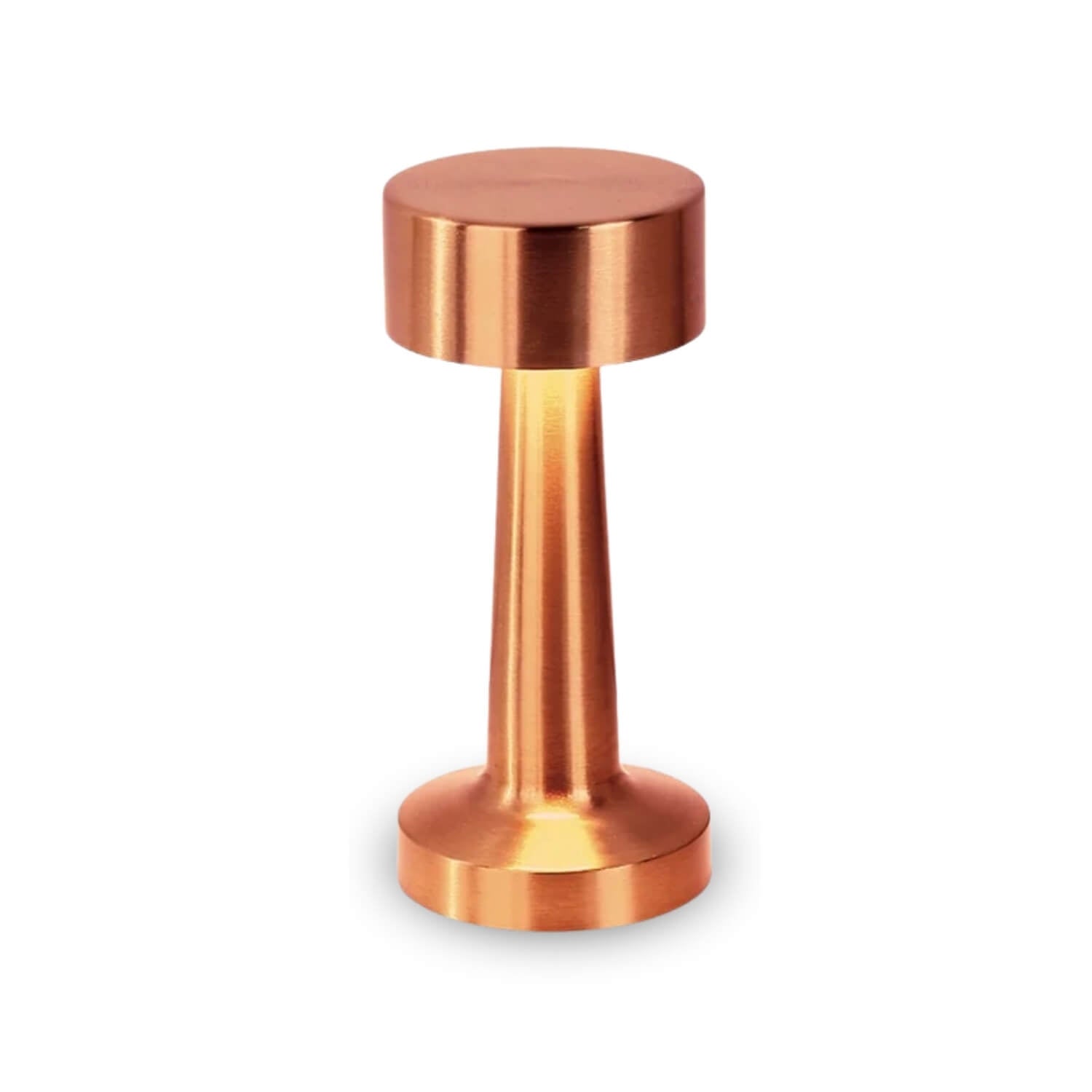 Lampa stołowa w kształcie grubej hantli w stylu retro