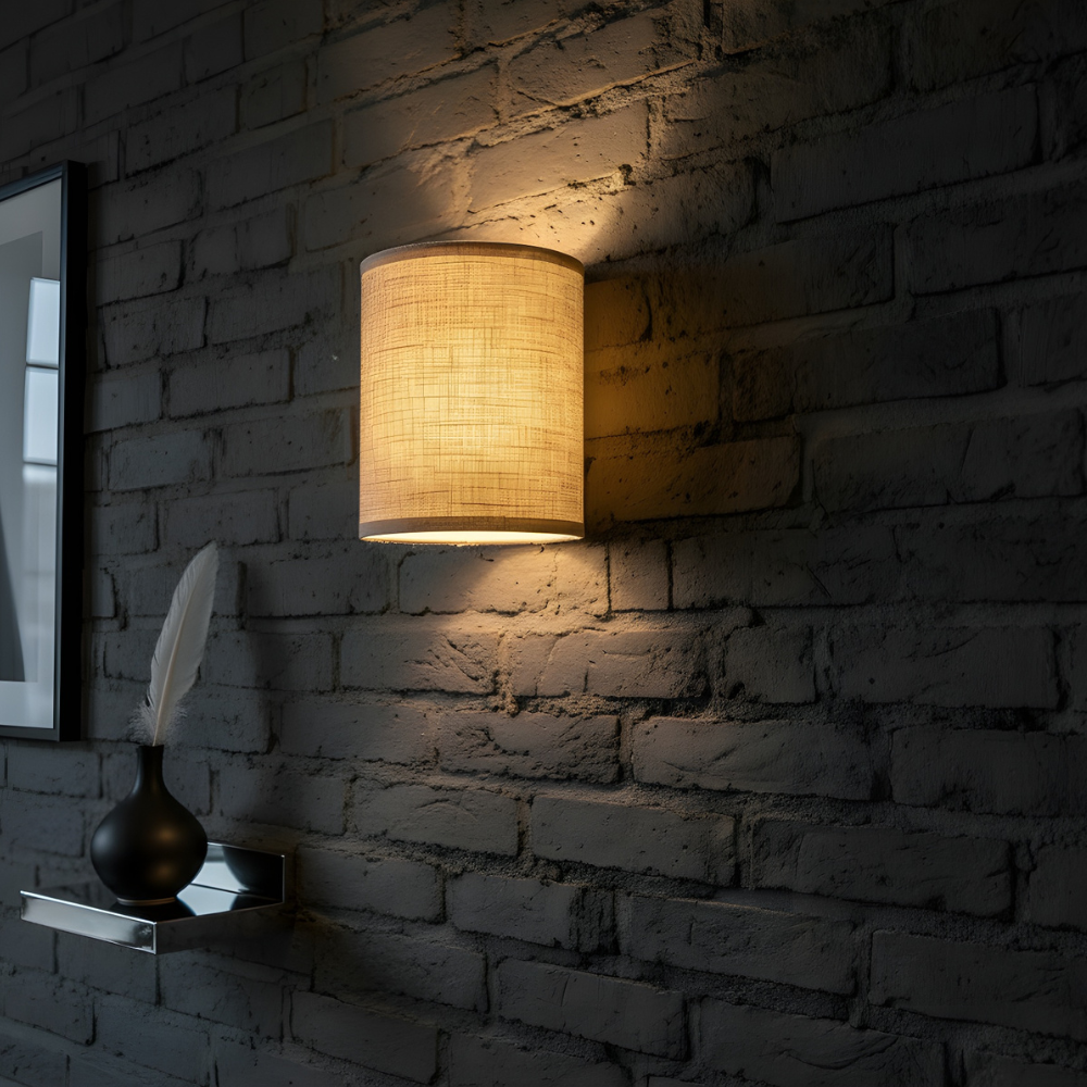 Darmowe Minimalistyczne Kinkiety Ścienne z Materiału