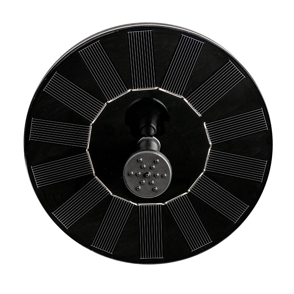 Solar floating water fountain for garden decoration