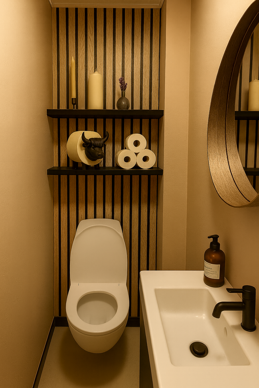 Animal-shaped toilet paper holder
