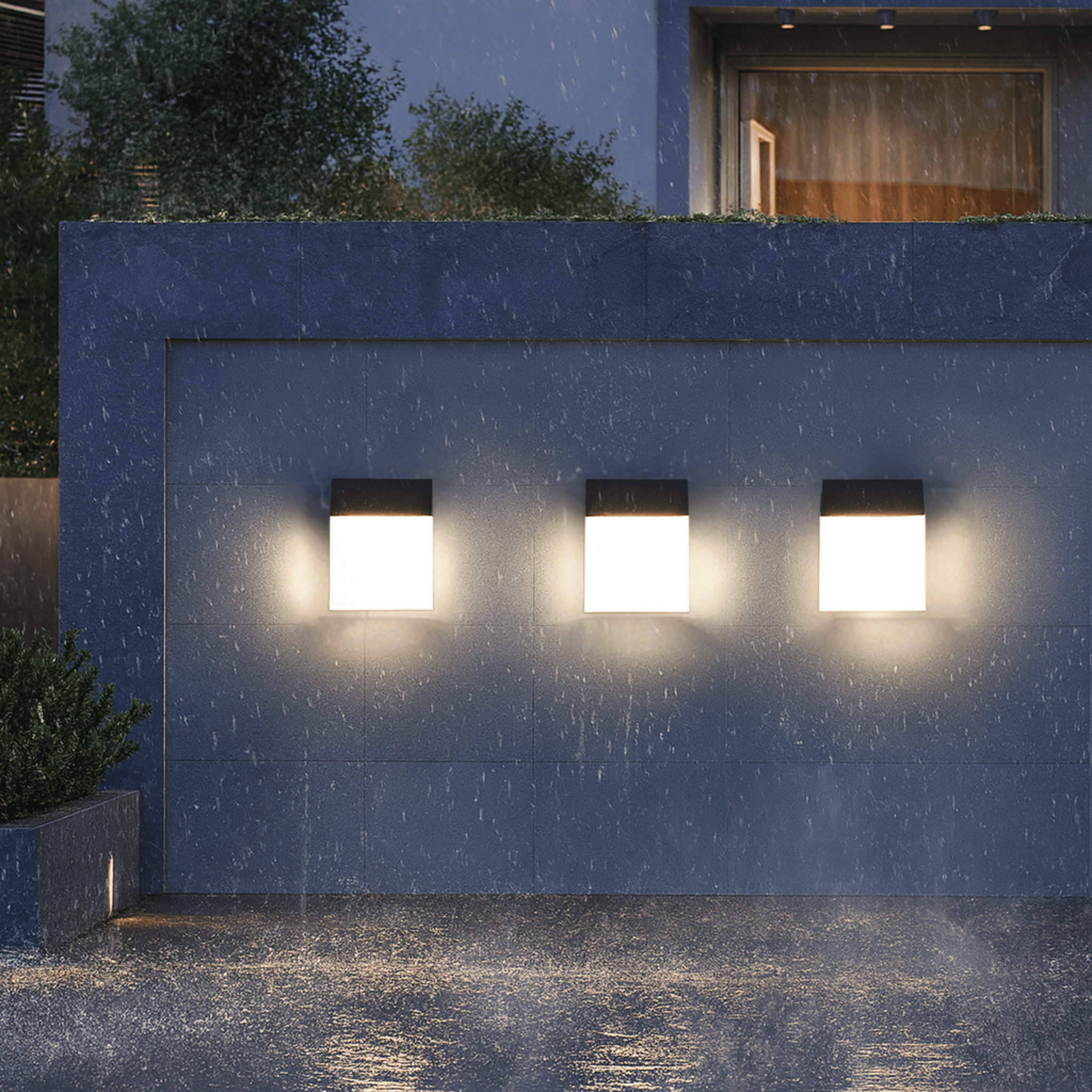 Waterdichte LED-buitenmuurverlichting met bewegingssensor
