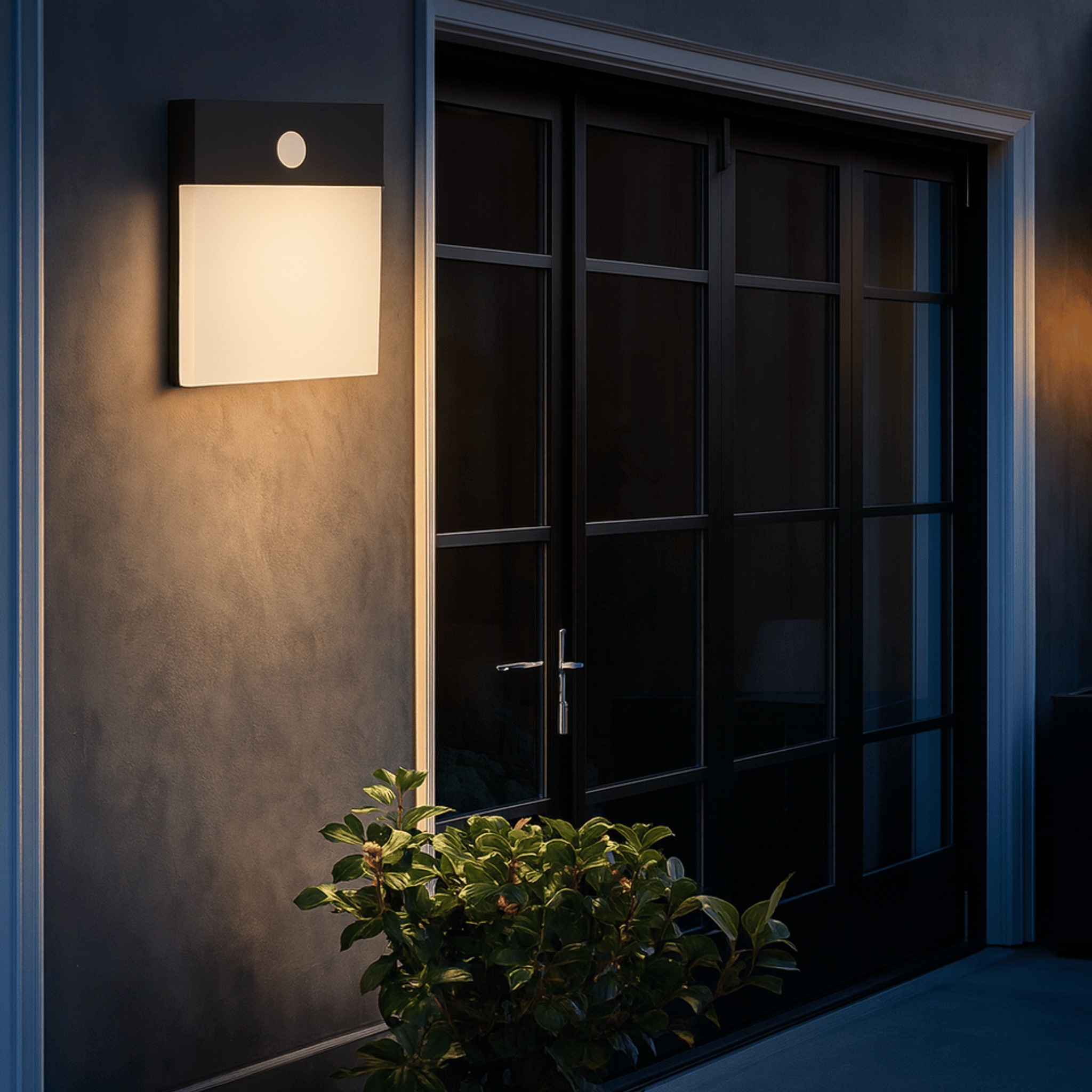 Waterdichte LED-buitenmuurverlichting met bewegingssensor