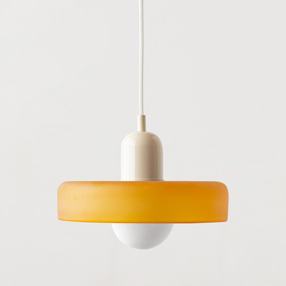 Colorful Modern-Style Glass Pendant Ceiling Light