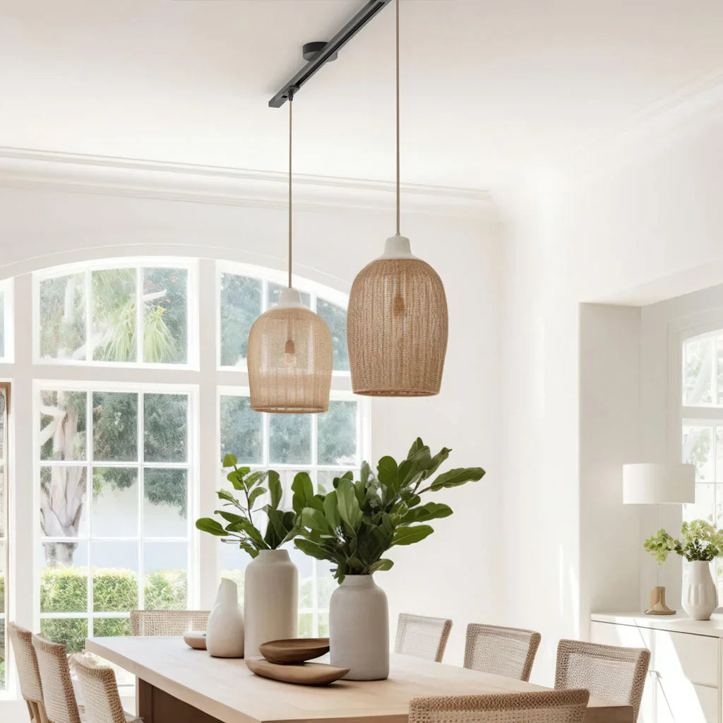 Verstelbare plafondrailhouder voor hanglamp