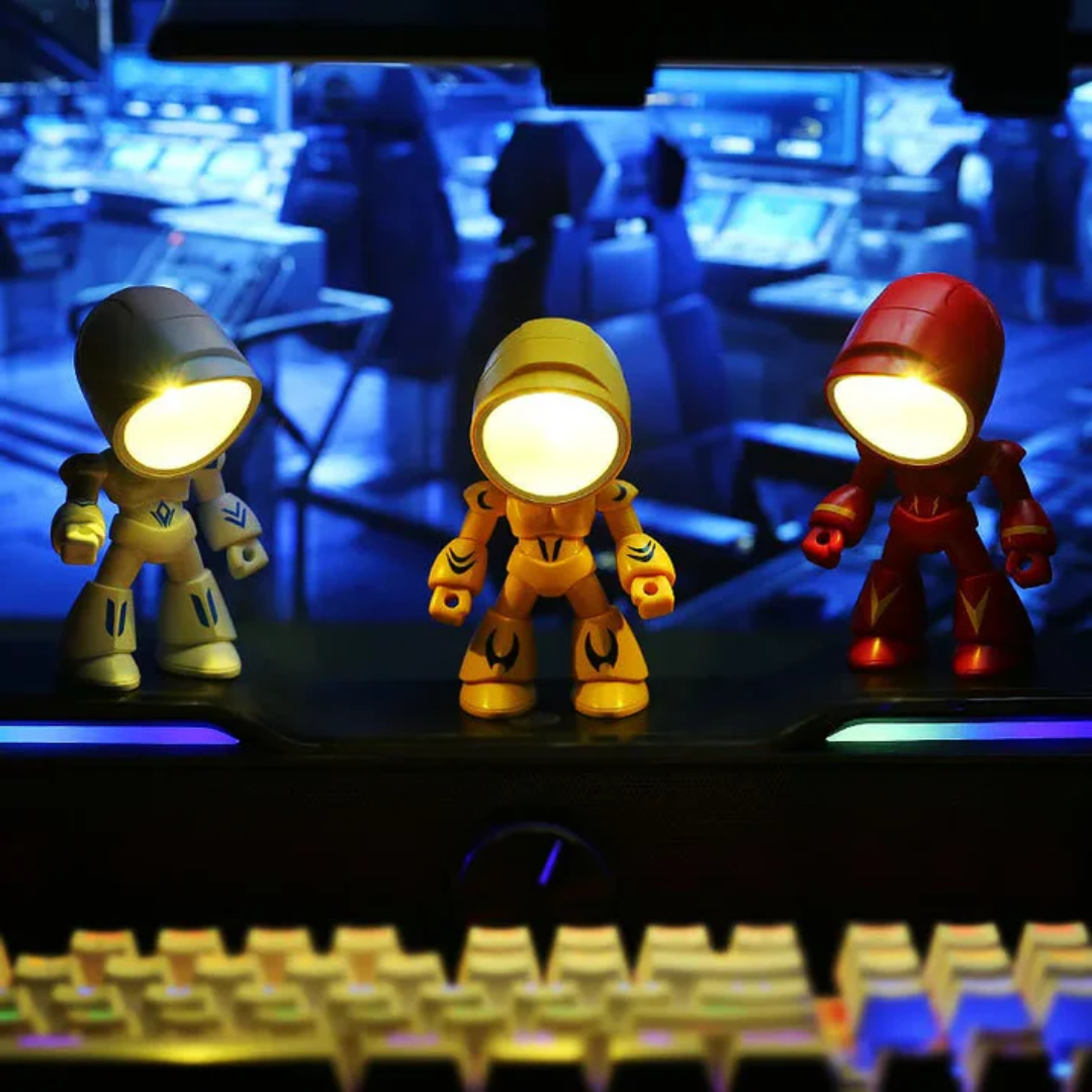 Lampe de bureau LED moderne inspirée d'un robot