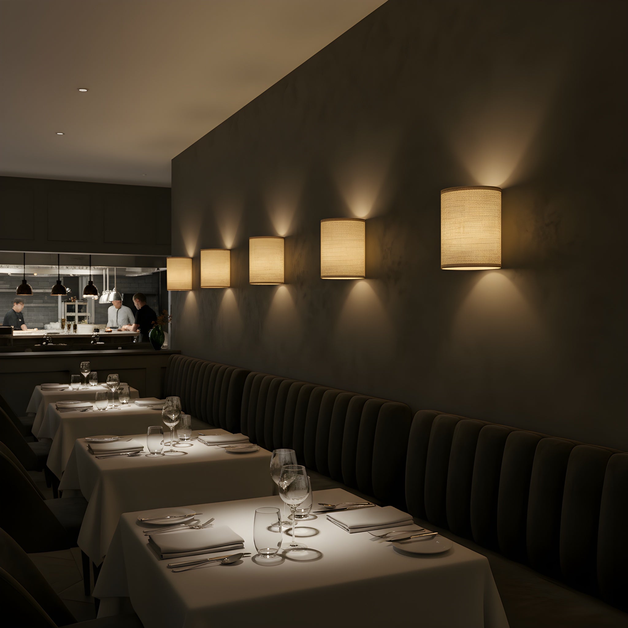 Darmowe Minimalistyczne Kinkiety Ścienne z Materiału