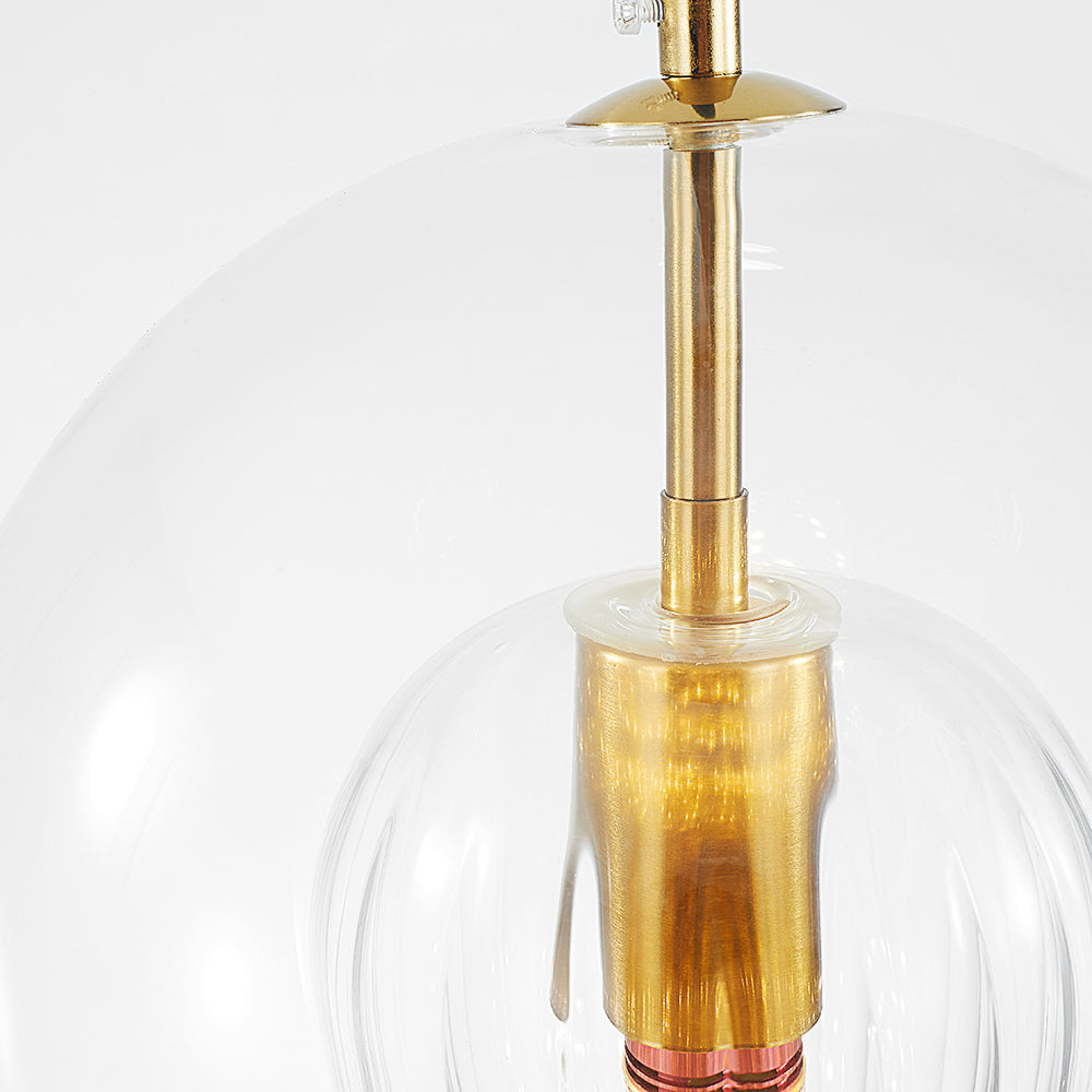Elegancki Szklana lampa wisząca kula