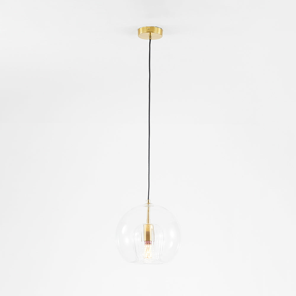 Elegancki Szklana lampa wisząca kula