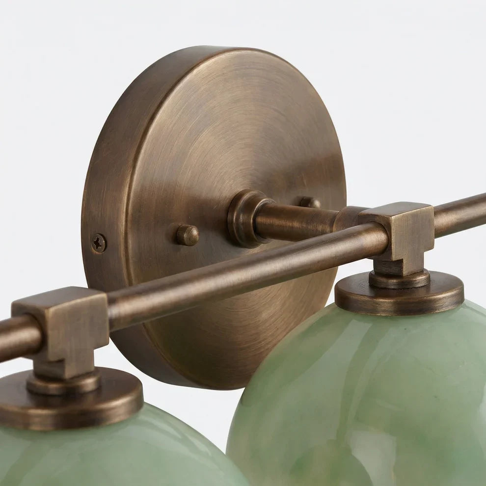 Moderne glazen badkamerwandlamp