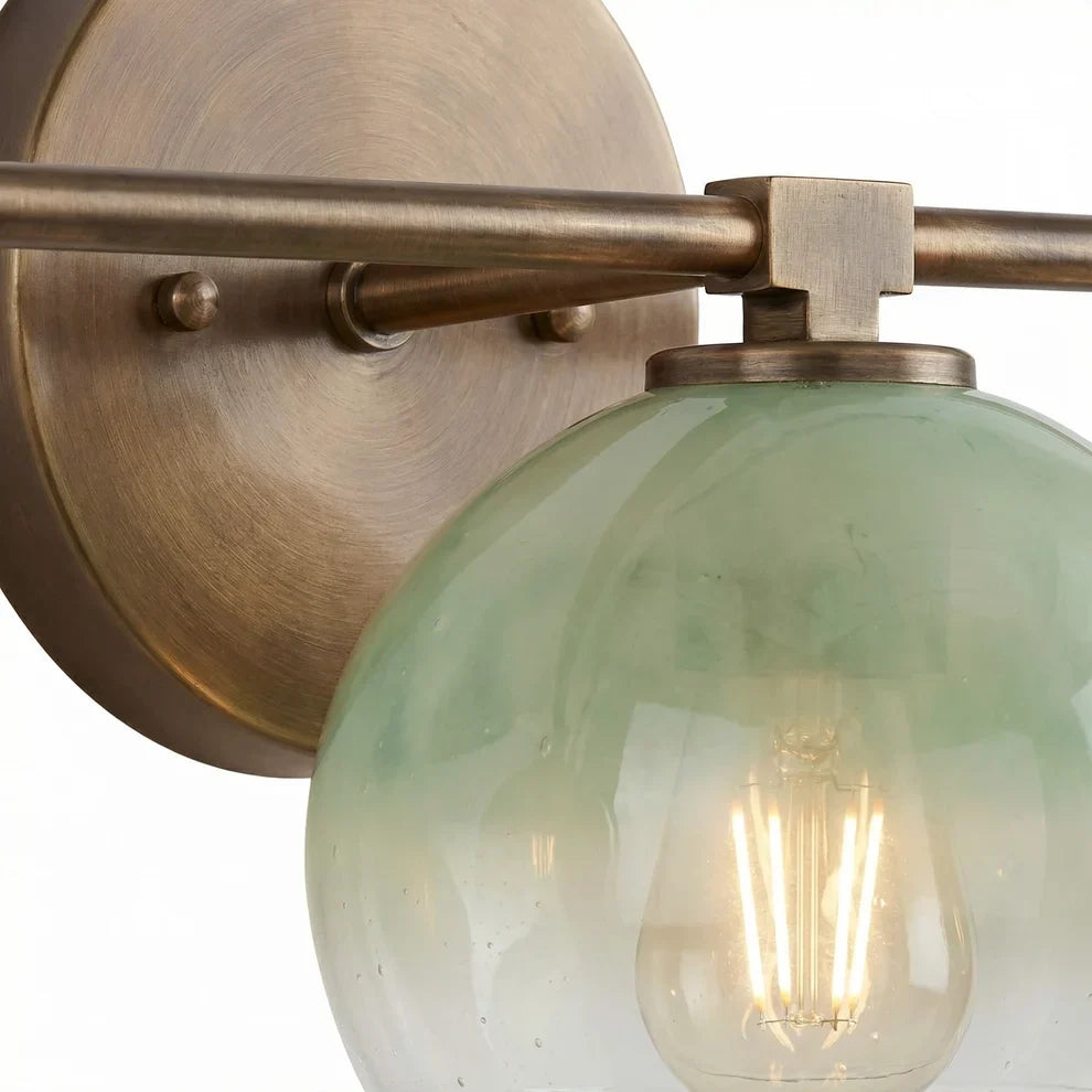 Moderne glazen badkamerwandlamp