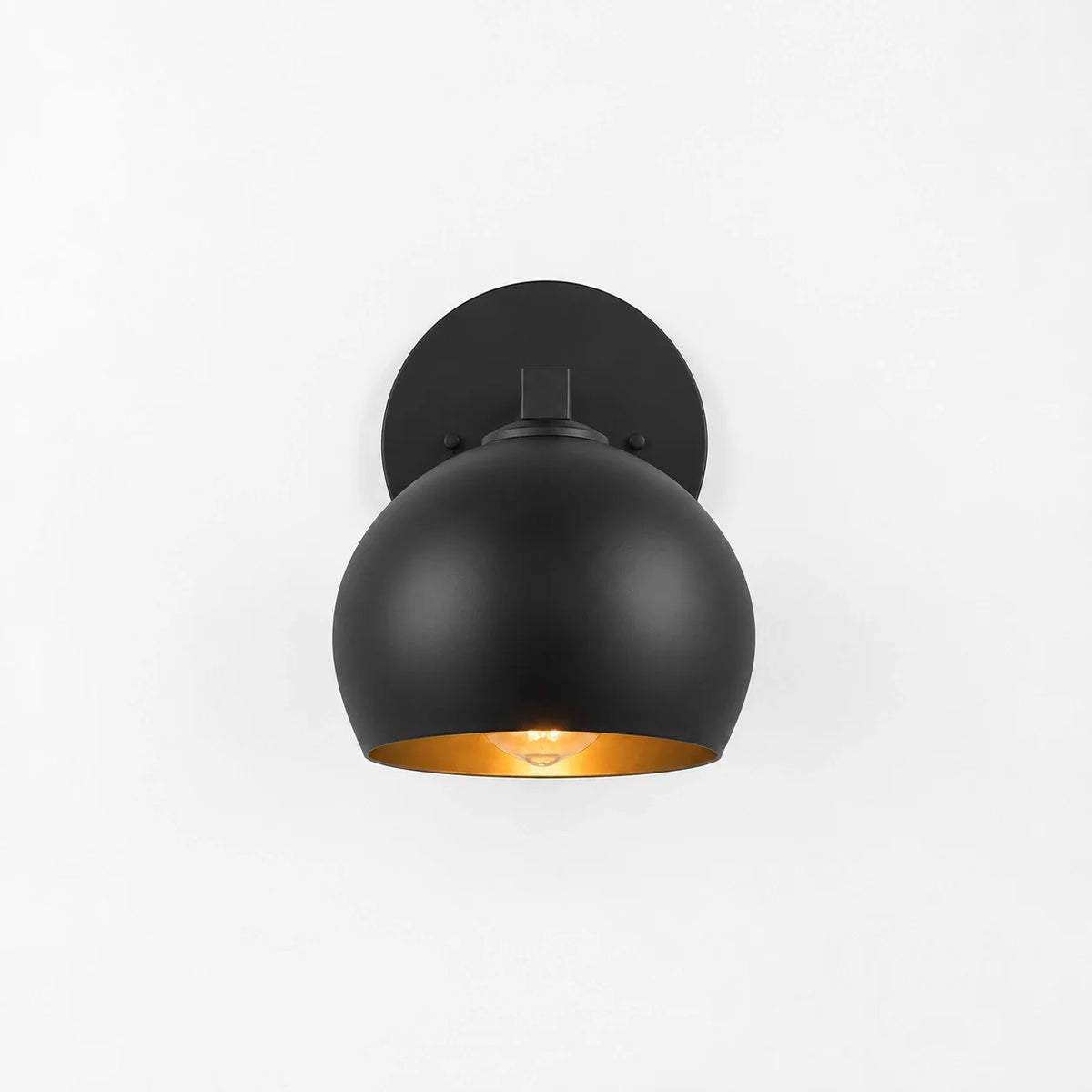 Moderne glazen badkamerwandlamp
