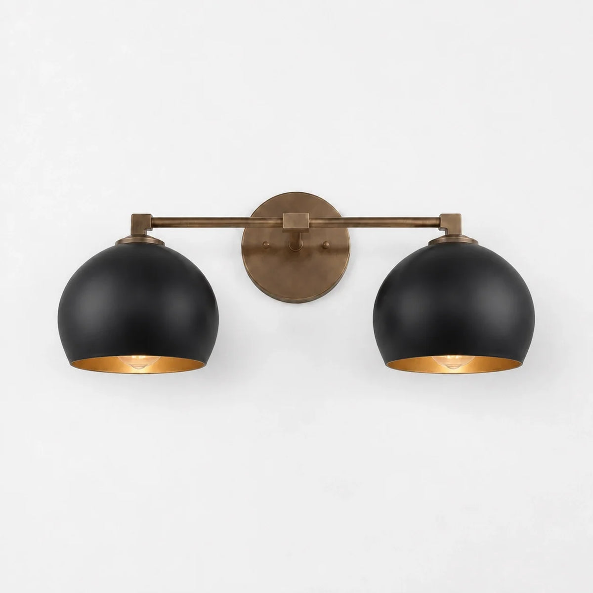 Moderne glazen badkamerwandlamp