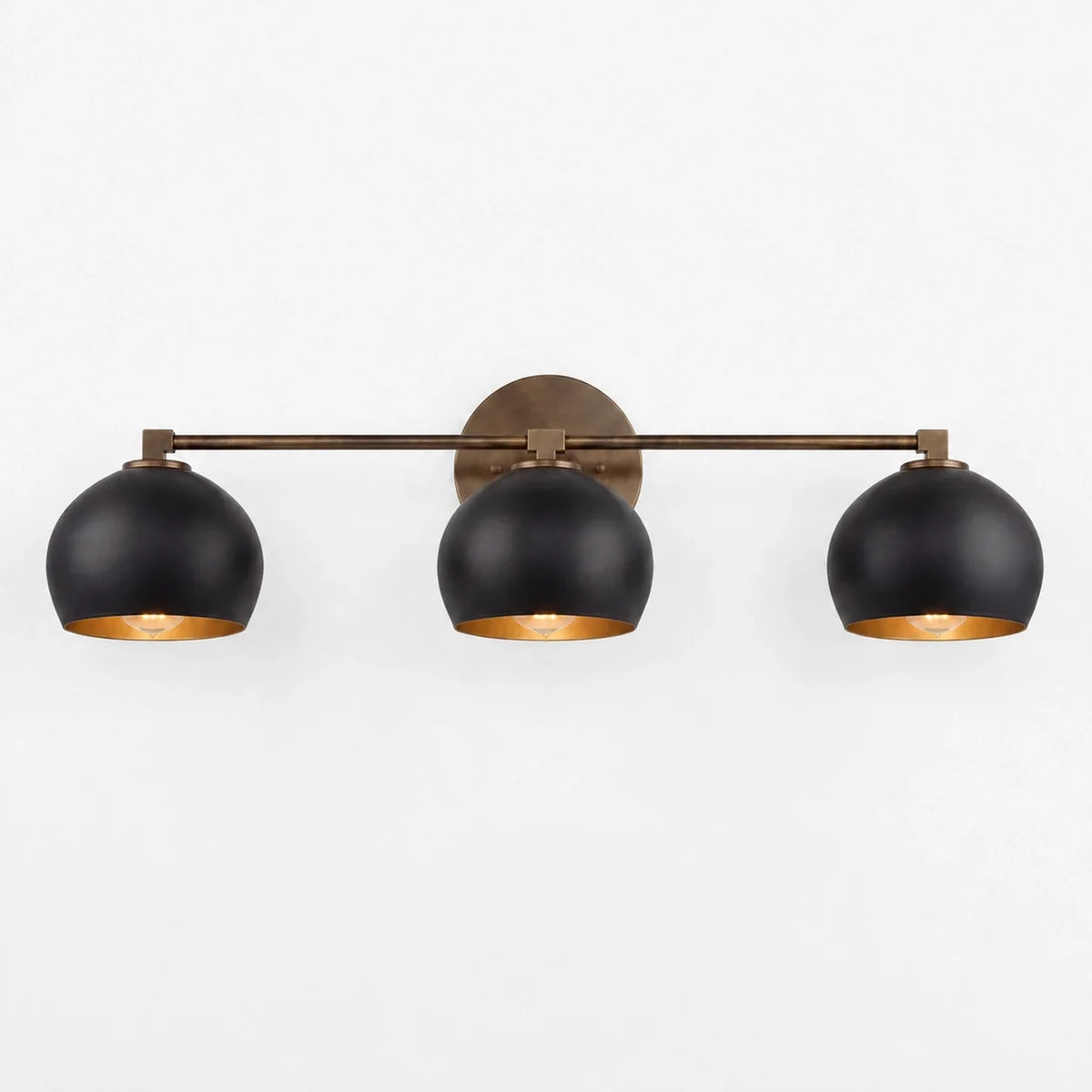 Moderne glazen badkamerwandlamp