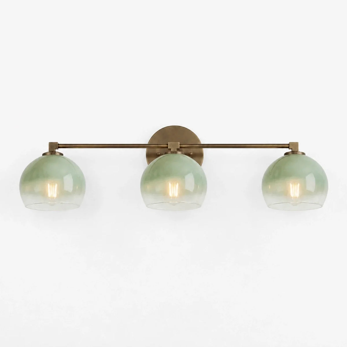 Moderne glazen badkamerwandlamp