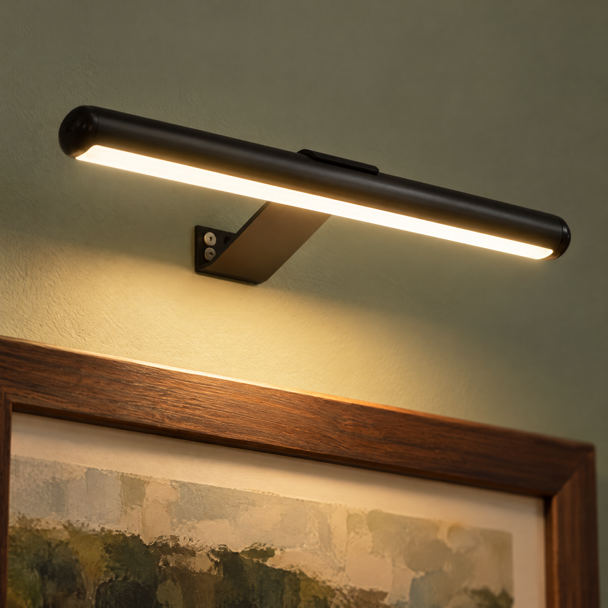 Bezprzewodowa Lampa LED nad Obraz z Montażem Ściennym