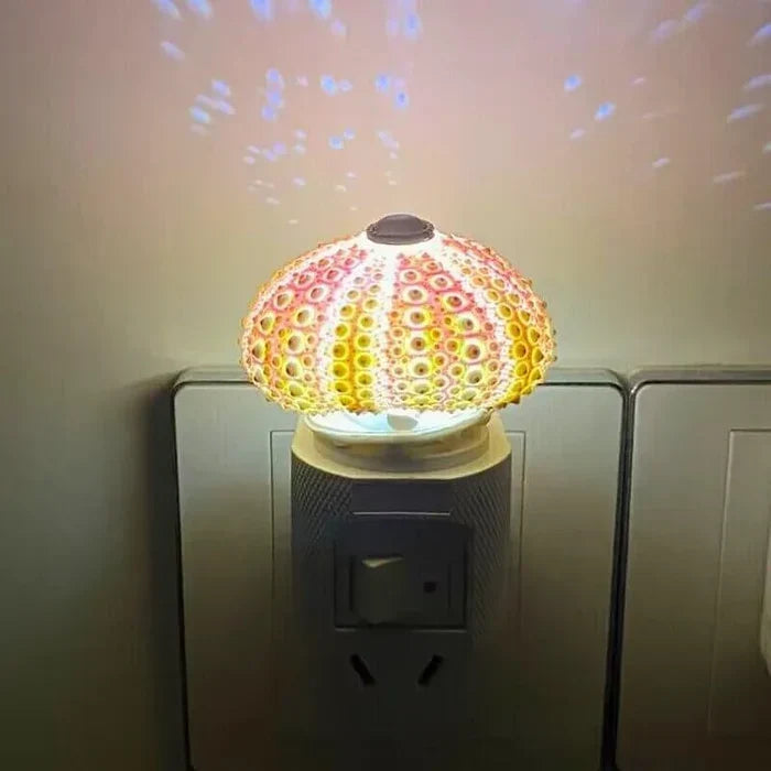 Bezprzewodowa Lampka Nocna w Kształcie Jeżowca na Baterie