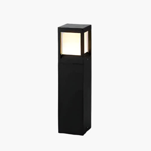 Zewnętrzna solarna lampa ścieżkowa z podświetloną górą