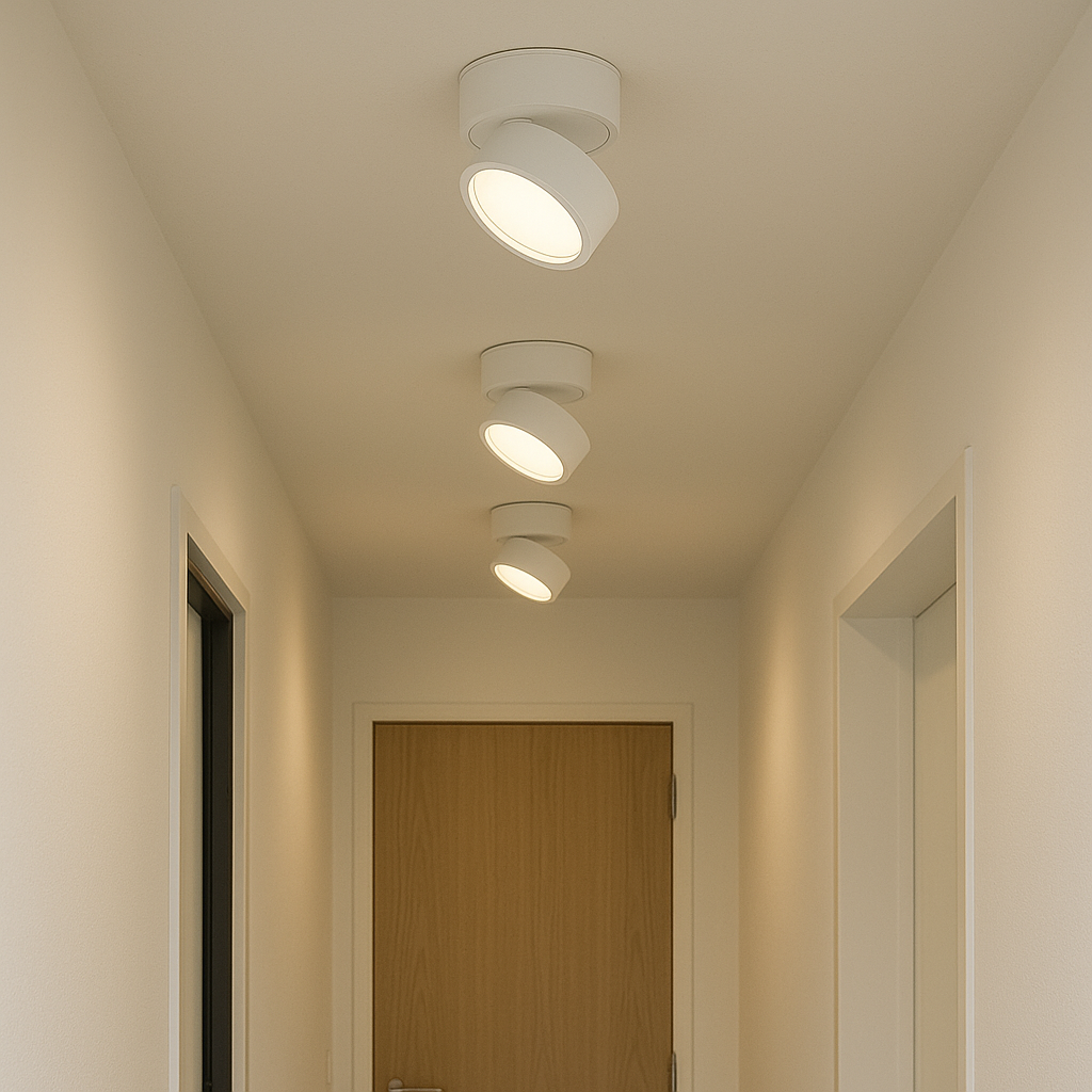Minimalistyczna lampa sufitowa
