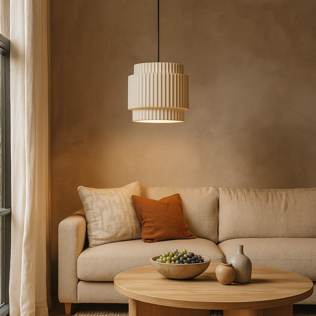 Ceramiczna kolorowa lampa wisząca