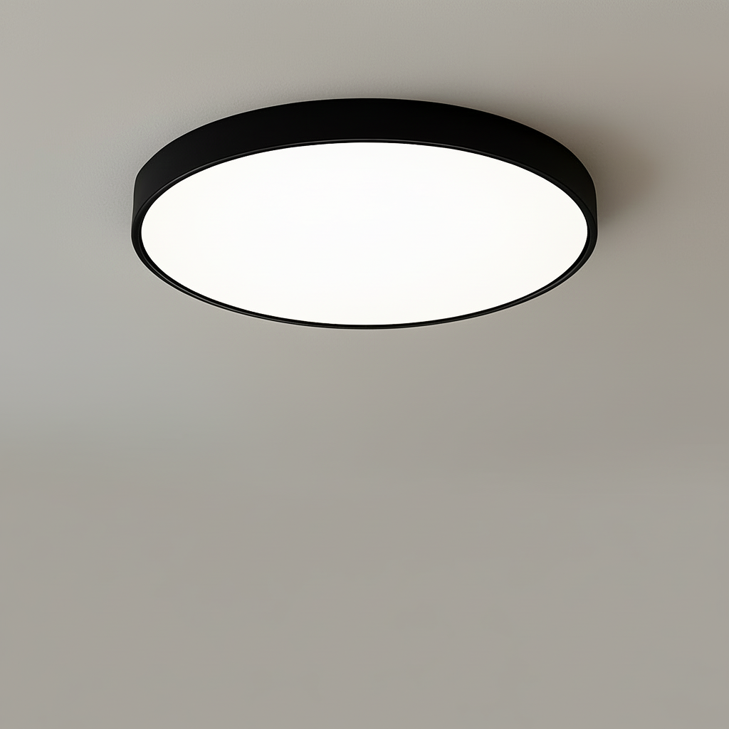 Large ultra-thin round LED ceiling light