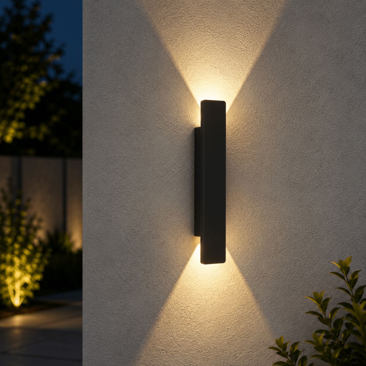 Elegant Outdoor LED Wall Sconce with a Modern Design
