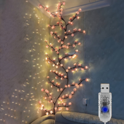 Esthetische Whisper wandlamp met kersenbloesem