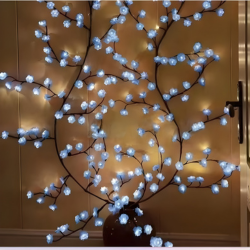 Aesthetic Whisper wall lamp with cherry blossom