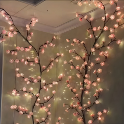 Esthetische Whisper wandlamp met kersenbloesem