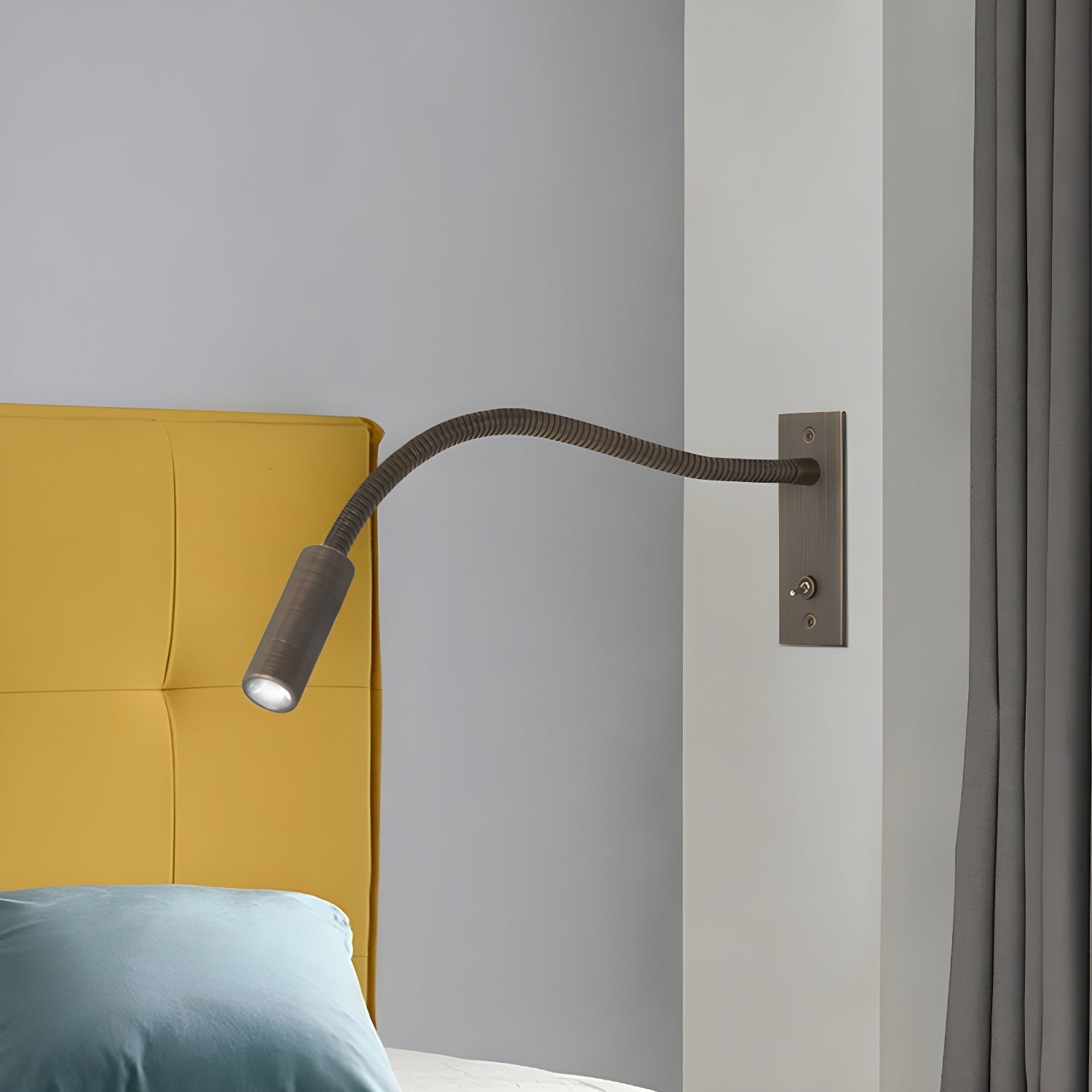 Flexibele LED-wandlamp met buigbare arm