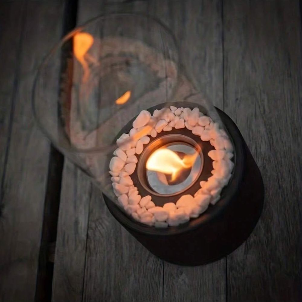 Decoratieve bio-ethanol tafelhaard voor sfeerverlichting