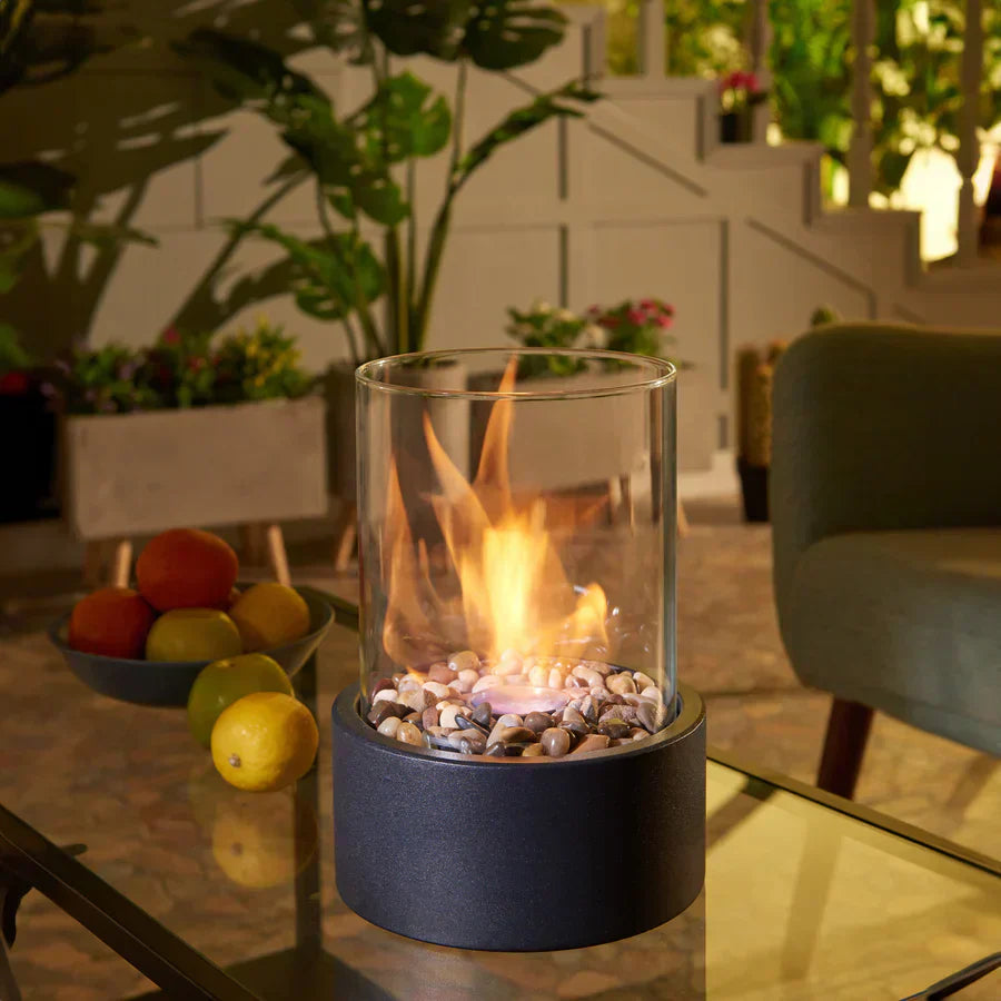 Decoratieve bio-ethanol tafelhaard voor sfeerverlichting