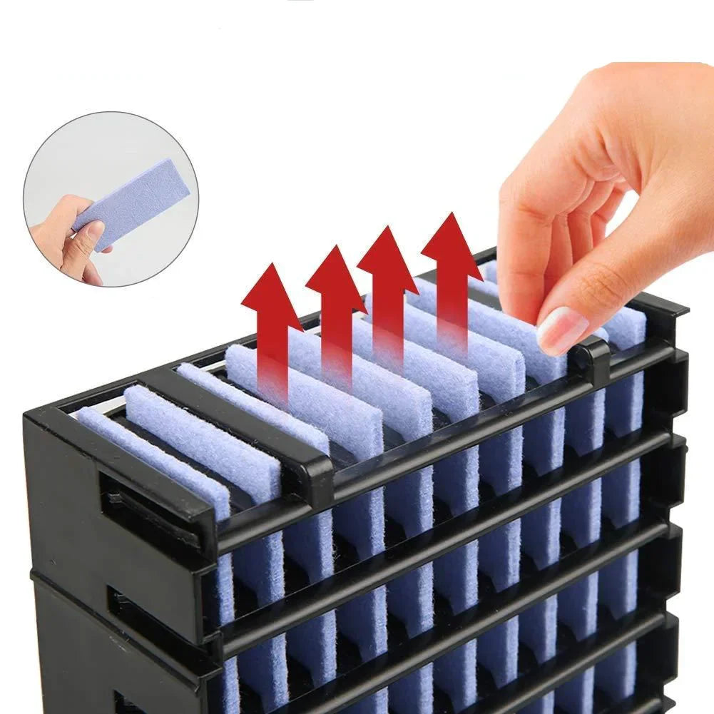 Mini klimatyzer powietrza z wentylatorem i zasilaniem USB