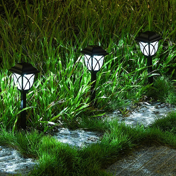 Lampy Solarne LED do Ogrodu Zestaw 4 Sztuk